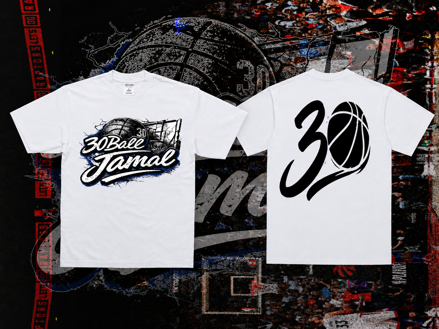 3BJ Shattered Backboard Tee