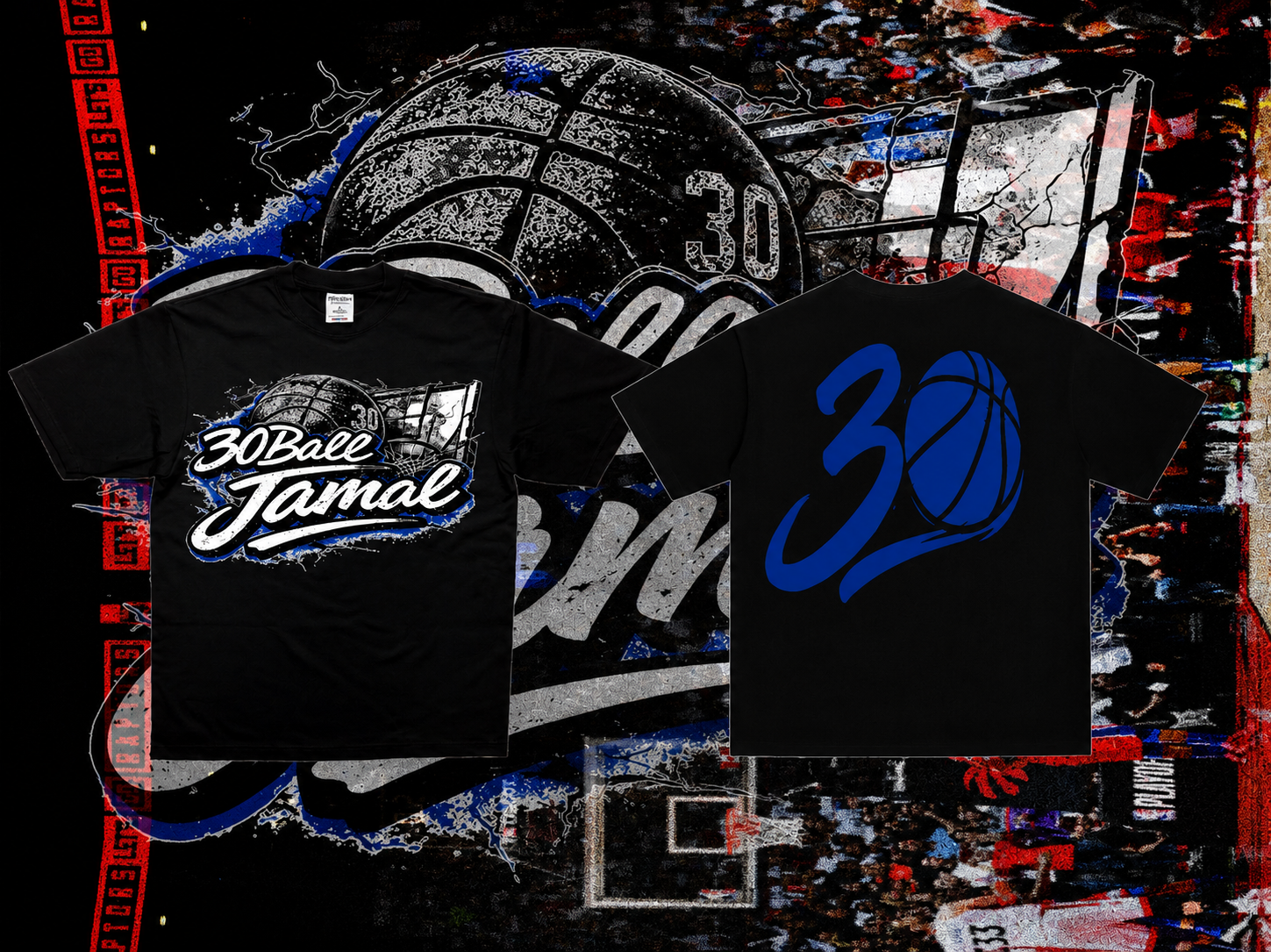3BJ Shattered Backboard Tee
